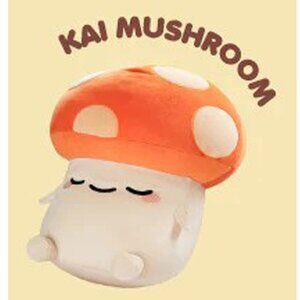 RARE Smoko Kai Mushroom Mini Mochi Plush